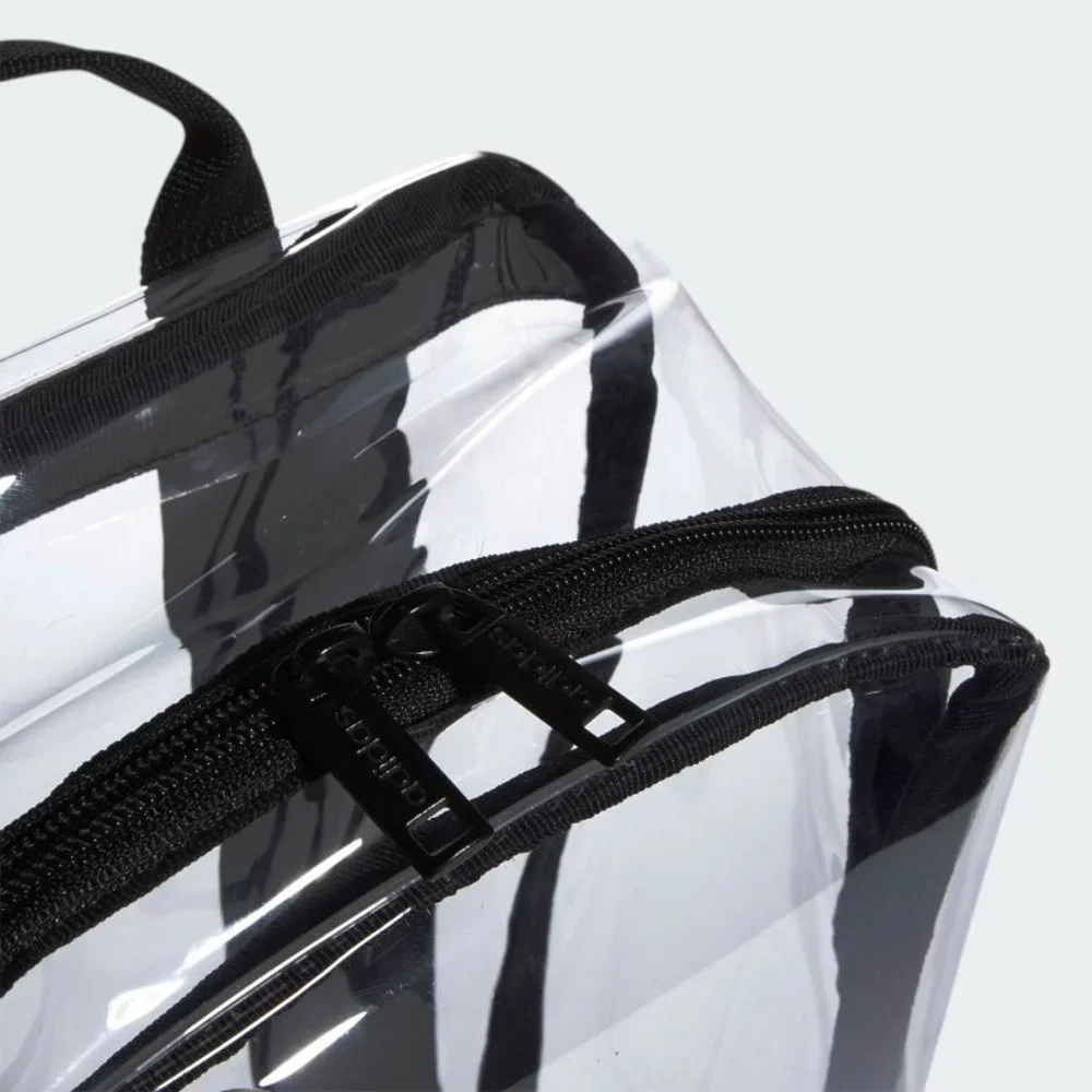 ADIDAS Clear/Transparent Backpack/Game School Bag Linear NEW - Picture 5 of 6